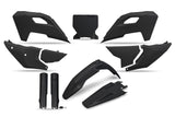 Plastic Kit with fork guards Husqvarne TC / FC after 2023 UFO black