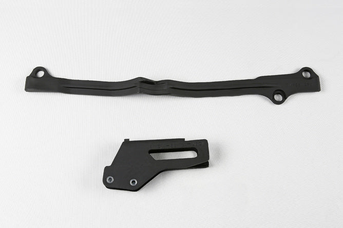 Kedjeled / Swingarm Slider Set Suzuki RM 125 / 250 2001-2008 svart UFO