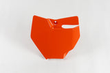 Front Number Plate KTM SX 85 after 2018 UFO orange