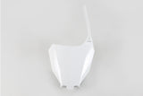 Front Number Plate CRF 250 / 450 after 2017 UFO white