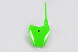 Front Number Plate Kawasaki KLX 110 green UFO