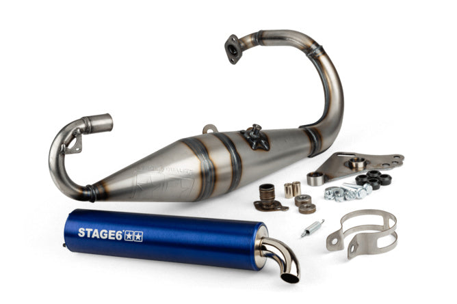 Avgassystem Stage6 Pro Replica MK2 Blå Peugeot Speedfight 1 och 2