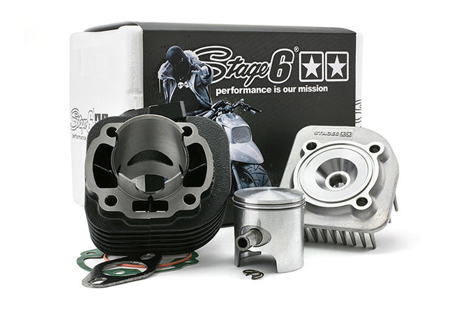 Cylinderkit Stage6 70cc Streetrace gjutjärn Minarelli horisontell AC