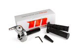 Quick Action Throttle Grip chrome / rubber grips