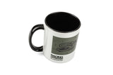 Mug 330ml Stage6 Racing approved Black