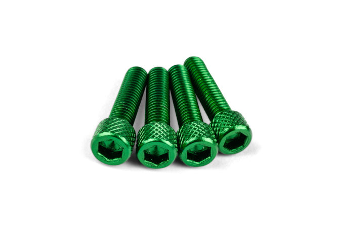 Intagsbultset M6x25mm Alu Grön (x4)