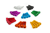 Intake Screw Set M6x25mm Alu Blue (x4)