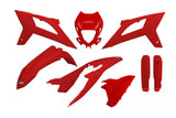Plastic Kit with fork guards Beta RR Enduro after 2020 red
