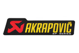 Sticker Akrapovic heat resistant 180mm