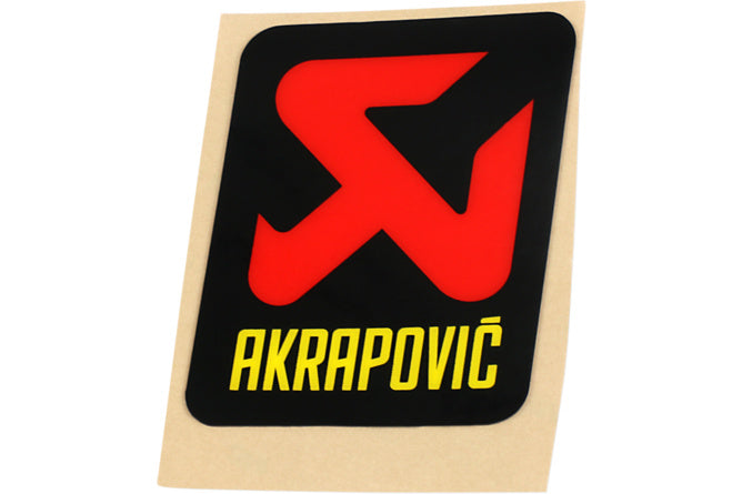 Klistret Akrapovic värmebeständigt 60x70mm