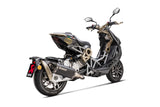 Slip-on Exhaust Akrapovic Italjet Dragster 125 - 200 black