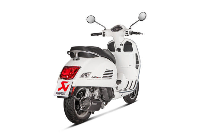 Slip-on Avgassystem Akrapovic Vespa GTS 125cc Euro 4 svart