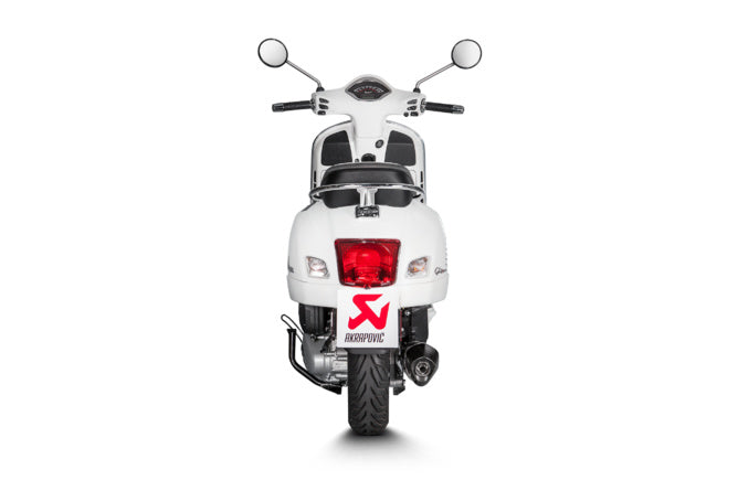 Slip-on Avgassystem Akrapovic Vespa GTS 125cc Euro 4 svart
