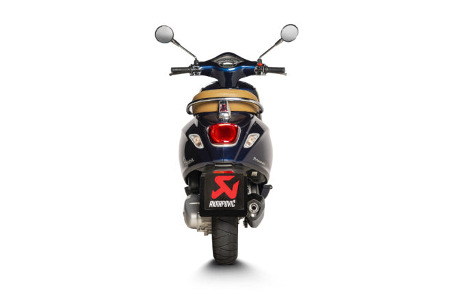 Slip-on Avgassystem Akrapovic Vespa Primavera 125cc 2021 - 2022 svart