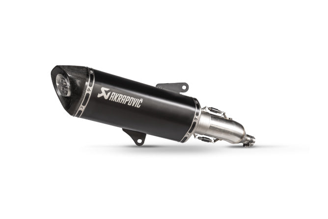 Slip-on Avgassystem Akrapovic Honda Forza 350 efter 2024 svart