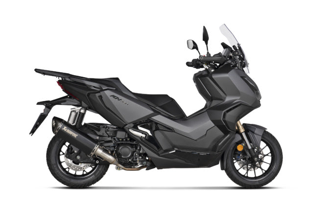 Slip-on Avgassystem Akrapovic Honda Forza 350 efter 2024 svart