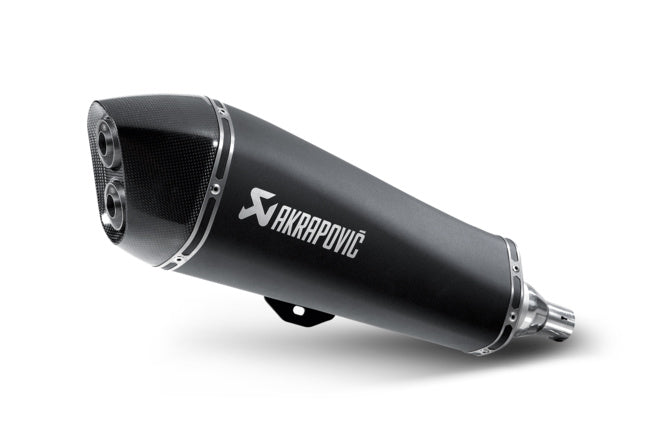Slip-on Avgassystem Akrapovic Piaggio MP3 400 svart