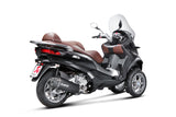 Slip-on Exhaust Akrapovic Piaggio MP3 400 black