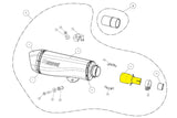 Header Connection Akrapovic Piaggio MP3