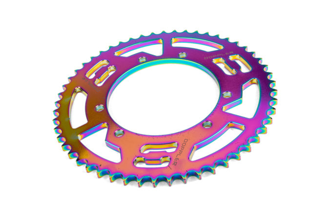 Bakdrev 53 tänder - 428 Doppler Alu CNC neokrom Sherco Enduro 50