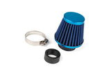 Air Filter KN type conical 28-35 straight blue