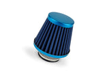 Air Filter KN type conical 28-35 straight blue
