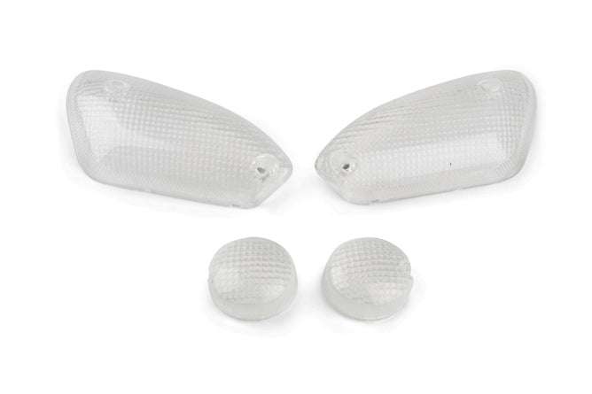 Blinkerlins Set (4) med bakljus Yamaha Aerox 99 - 2013 vit