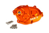 Gearbox Cover Stage6 R/T orange with titanium screws Minarelli