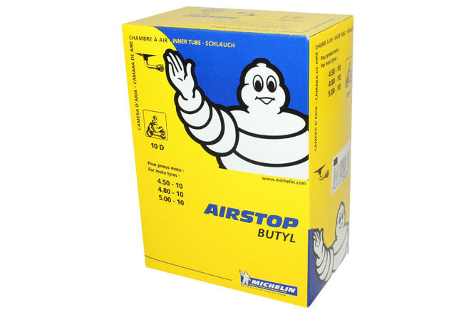 Innerslang 10" 4.50 5.00 Michelin Airstop 10d 90° ventil