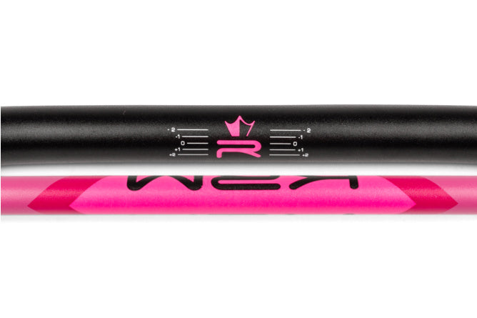 Styre 22mm KRM svart / rosa