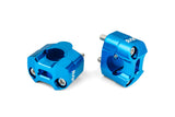Handlebar Clamps 22 - 28mm blue
