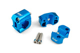 Handlebar Clamps 22 - 28mm blue