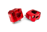 Handlebar Clamps 22 - 28mm red
