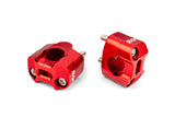 Handlebar Clamps 22 - 28mm red
