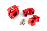 Handlebar Clamps 22 - 28mm red