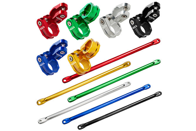 Tvärstag och Klämmor 22mm Voca Racing Alu