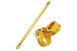 Crossbar and Clamps 22mm Voca Racing Alu gold