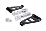 Passenger Footpegs CNC Beta RR 50 with bracket silver