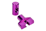 Brake Cable Adjuster M6 aluminium purple