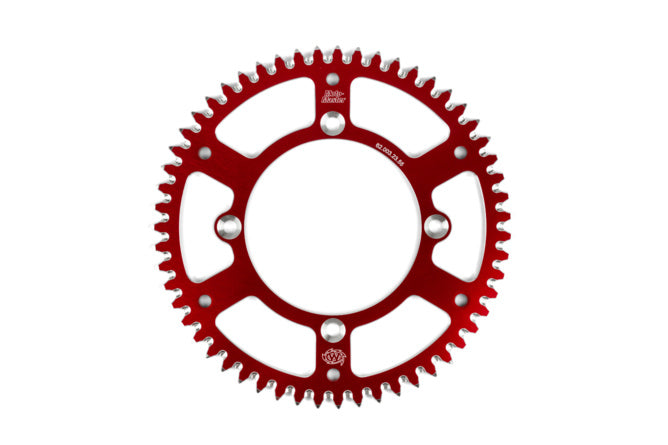Bakdrev Moto Master 420 aluminium 55 tänder röd CR 85 / CRF 150