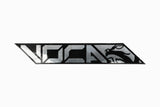 Silencer Sticker Voca black 11x1.8cm