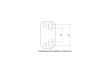 Handlebar Clamps 28mm KRM black / bronze