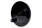 Rear Brake Plate without bore for brake light switch black Simson S51