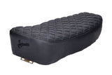 Seat Schmitt quilted black / grey Simson S50/S51/S70