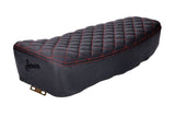 Seat Schmitt quilted black / red Simson S50/S51/S70