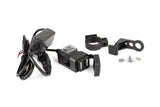 Double USB motorcycle socket