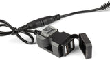 Double USB motorcycle socket