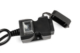 Double USB motorcycle socket