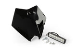Front Number Plate KTM black with lamp