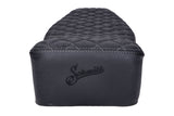 Seat Schmitt quilted black / grey Simson S50/S51/S70